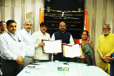 ICAR and GIAN Sign MoU to Promote Grassroots Innovation